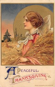 A Peaceful Thanksgiving Postcard