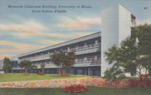 Florida Coral Gables Memorial Classroom Building University Of Miami