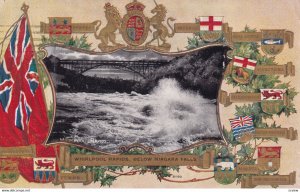 NIAGARA FALLS, Ontario, Canada, PU-1909; Whirlpool Rapids, Canada Providences...