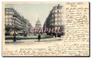 Old Postcard Street Souffot Pantheon Paris
