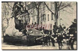 Old Postcard Aix en Provence Carnival Satan ballad devil