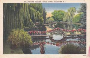 East Avenue Estate on Willow Pond - Rochester, New York - pm 1954 - Linen