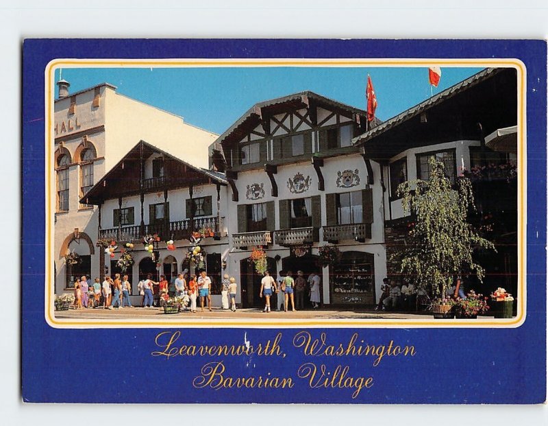 Postcard Bavarian Village, Leavenworth, Washington