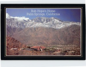 Postcard Bob Hope's Home, Palm Springs, California