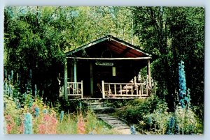 Dawson City Yukon Canada Postcard Robert Service's Bard Cabin c1950's