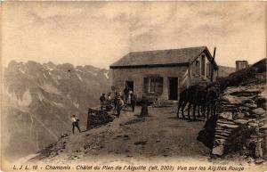 CPA CHAMONIX - Chatel du Plan de AIGUILLE (Alt 2202m) - Vue sur les (248133)