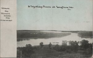 Postcard A Trysting Place at Crafton IL 1910