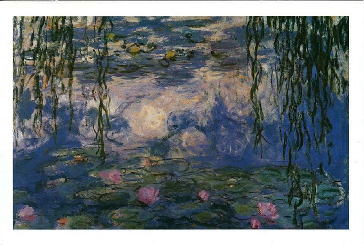 Nympheas by Claude Monet Art Painting Postcard 3