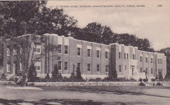 Maine Togus Nurses Home Veterans Administration Facility