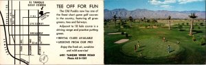 Fold-Out Postcard El Tanque Golf Course 6451 Tanque Verde Road Tucson, Arizona