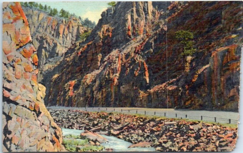 M-40606 Rugged Walls In Thompson Canyon Colorado