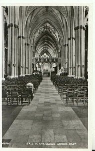 Bristol Postcard - Bristol Cathedral Looking East - Real Photograph - Ref TZ9867
