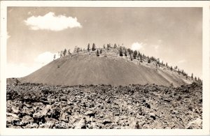 Dalles California Lava Butte RPPC Sawyers Photo Postcard B22