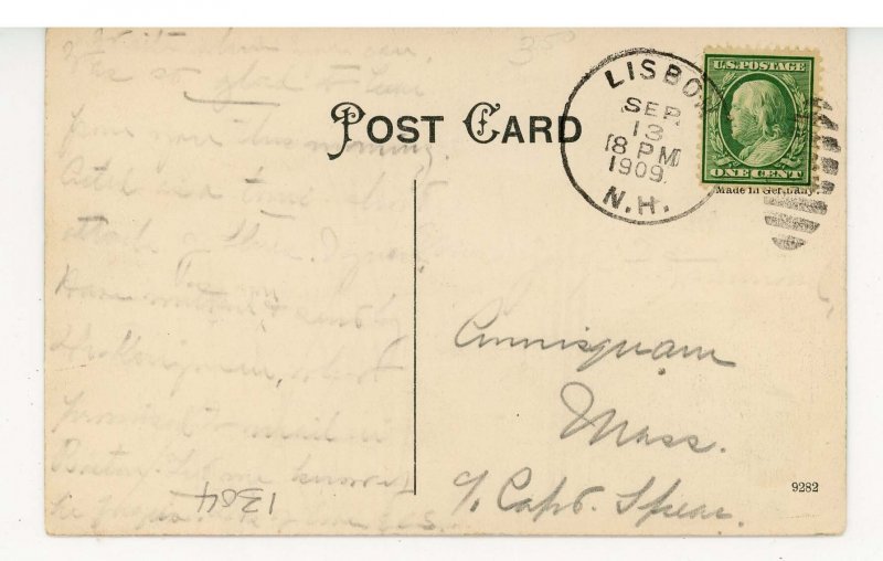 NH - Lisbon. Main Street looking South ca 1909