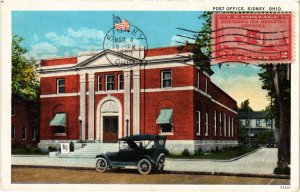 PC US, OHIO, SIDNEY, POST OFFICE, Vintage Postcard (b45736)