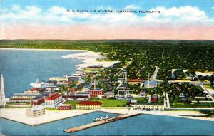Florida Pensacola U S Naval Air Station Panoramic View