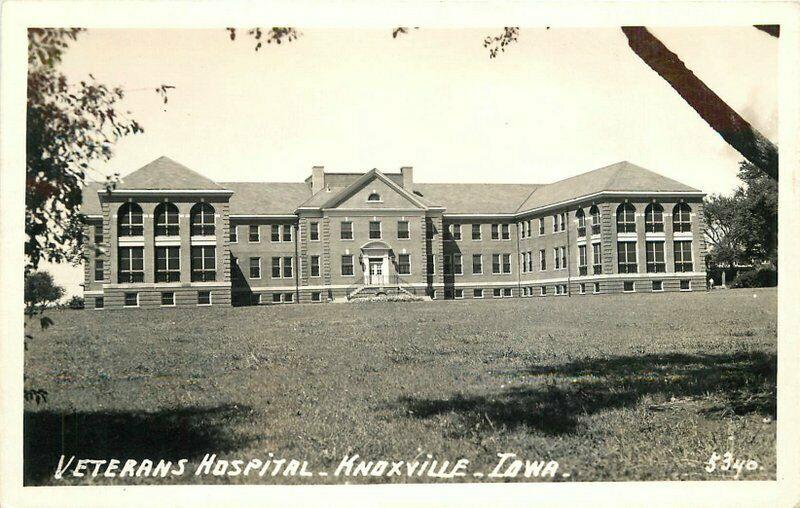 1946 Veterans Hospital Knoxville Iowa # 5340 RPPC Photo Postcard 4498