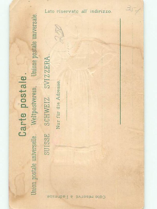 Divided-Back PRETTY WOMAN Risque Interest Postcard AA8349