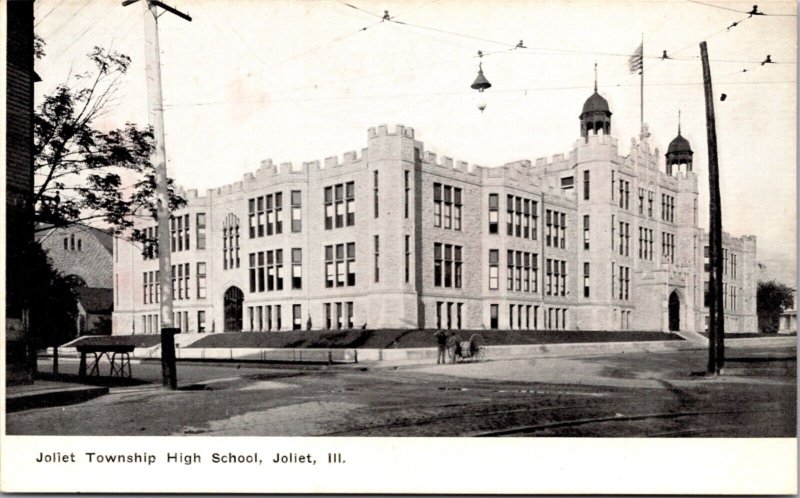 Postcard Joliet Township High School in Joliet, Illinois