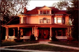 OK, Oklahoma City GRANDISON~MANEY PARK Bed & Breakfast 4X6 Advertising Postcard