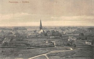 Panorama DELDEN Overijssel, Netherlands Briefkaart c1910s Vintage Postcard