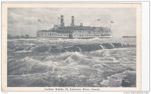 Steamship , Lachine Rapids , St. Lawrence River , Montreal, Quebec, Canada , ...