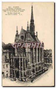 Old Postcard Paris La Sainte Chapelle