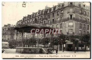 Old Postcard Doves Wood Place de la Republique Kiosk