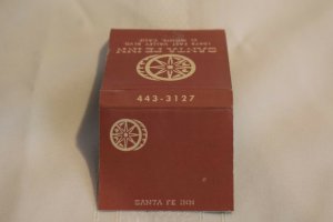 Santa Fe Inn El Monte California 30 Strike Matchbook Cover