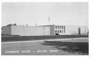 Abilene Kansas Eisenhower Museum Real Photo Antique Postcard K101060