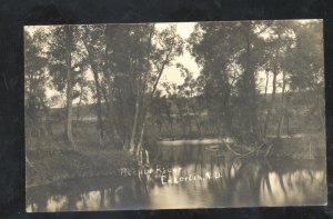 RPPC ELLERTON NORTH DAKOTA ND MAPLE RIVER VINTAGE REAL PHOTO POSTCARD RPO