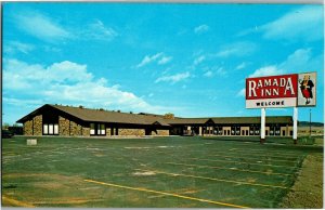 Ramada Inn at I-80 and Hwy 287 Laramie WY Vintage Postcard C56