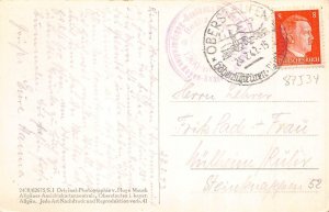 L320 Germany 1943 Skiparadies des Hochhaetrich bei Oberstaufen Steibis postcard