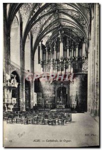 Old Postcard Organ Albi Cathedral Organs