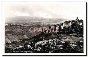 Postcard Gourdon Modern View Of The Village