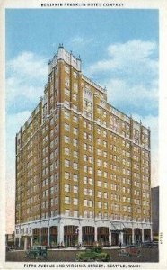 Benjamin Franklin Hotel  - Seattle, Washington WA Postcard