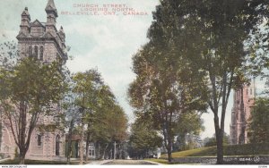 BELLEVILLE , Ontario , Canada , 1900-10s ; Church Street , Looking North