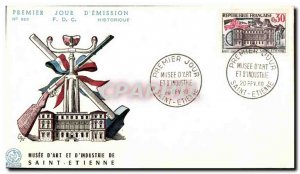 FDC 1960 Musee D Art and Industry of Saint Etienne De