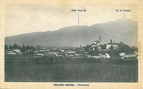 VINTAGE POSTCARD - LECCO: MOLTENO BRIANZA 1943-