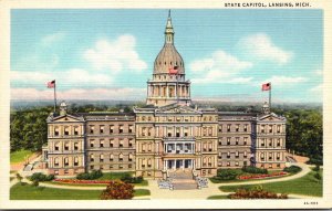 Michigan Lansing State Capitol Building Curteich