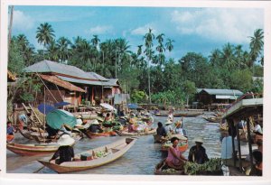 Thailand Thai Boat Vendors Floating Market