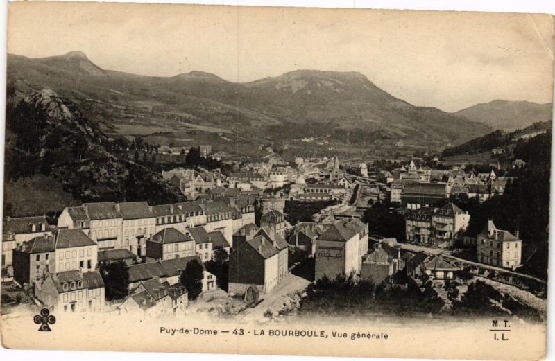 CPA PUY-de-DOME - La BOURBOULE - Vue générale (221371)