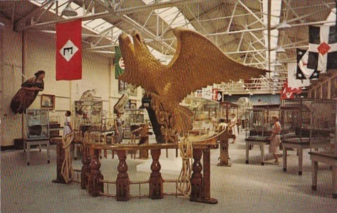 Virginia Newport News Eagle Figurehead From USS Lancaster The Mariners' ...