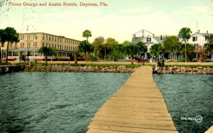 FL - Daytona. Prince George & Austin Hotels  (creases)