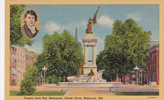 Francis Scott Key Monument Eutaw Place Baltimore Maryland