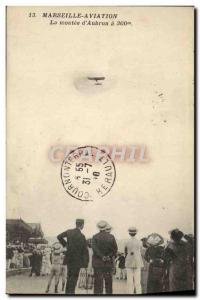 Old Postcard Jet Aviation Aviation Marseille The rise of & # 39Aubrun 300 m