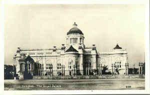 siam thailand, BANGKOK, The Royal Palace (1930s) RPPC Postcard