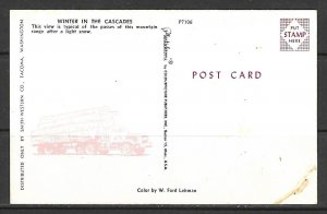 Washington - Winter In The Cascades - [WA-082]