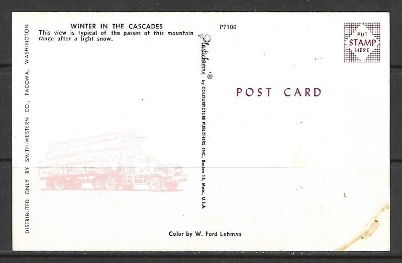 Washington - Winter In The Cascades - [WA-082]