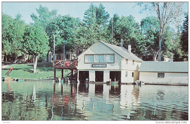 Simmons Fishing-Vacation Lodge,Sundeck, Rideau Waterway, ELGIN, Ontario, Cana...